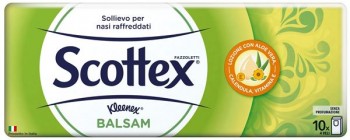 Χαρτομάντηλα Scottex Balsam 10 τεμάχια
