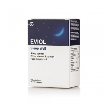 Eviol Sleep Well Για Την Αντιμετώπιση Της Αϋπνίας 30 caps.