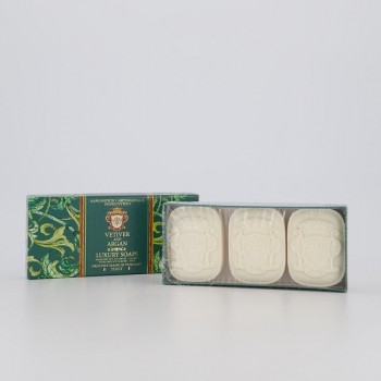 Σαπούνι με βέτιβερ και αργκάν 3x125gr- Saponificio Artigianale Fiorentino