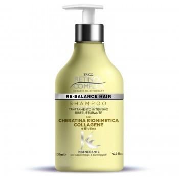 Σαμπουάν με κερατίνη και κολλαγόνο- Retinol Complex 500ml Σαμπουάν με κερατίνη και κολλαγόνο- Retinol Complex 500ml