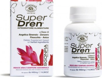 SuperDren Για Φούσκωμα Και Αέρια Εντέρου 60 κάψουλες
